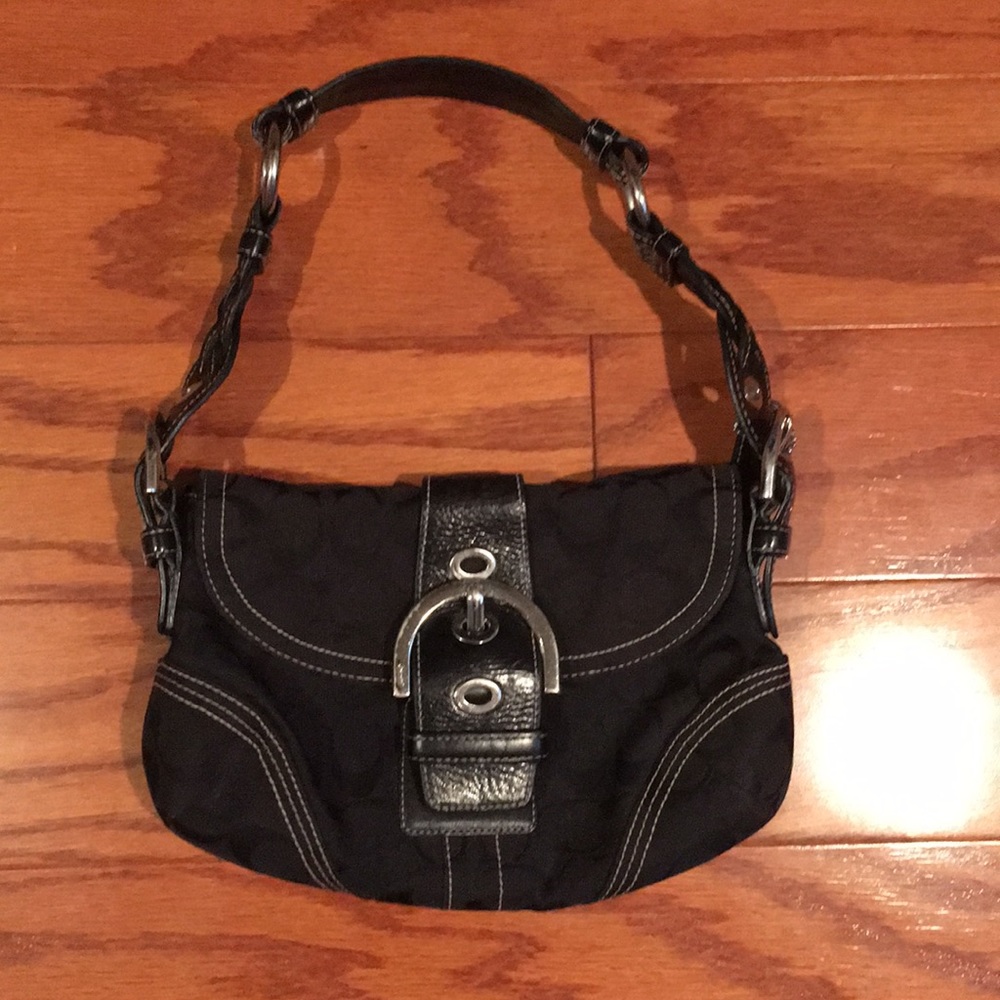 Coach black handbag
